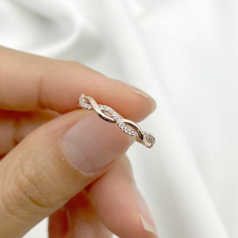 Twisted Wedding Bands For Women, Braided Band Engagement Ring, Gold Twisted Wedding Band, Twist Ring Band, Braided Wedding Ring, Braided Engagement Ring, Ring Twisted Band, Twisted Wedding Band, Band Diamond Ring