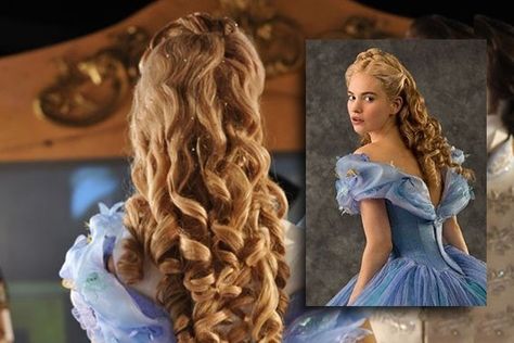 Cinderella Hair Styles, Cinderella Wedding Hair, Cinderella Hairstyle Prom, Yule Ball Hairstyles, Cinderella Hairstyle, Cinderella Quince, Disney Hairstyles, Cinderella Musical, Billionaire Aesthetic