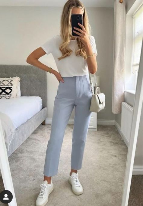 Mode Costume, Office Casual Outfit, Business Casual Outfits For Work, Business Casual Outfits For Women, Casual Day Outfits, Elegante Casual, Summer Work Outfits, Mode Casual, Stylish Work Outfits