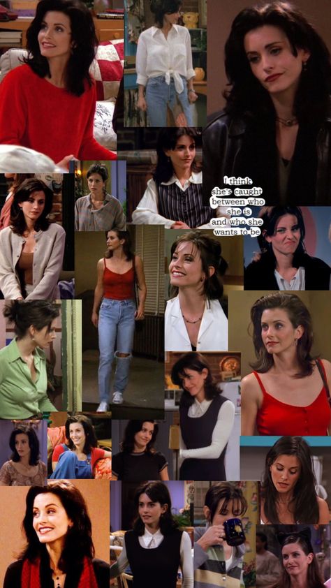 Monica Friends, Fashion Brenda, Throwback Outfits, Friends Outfits, 90s Memories, 90s Inspired Outfits, Friends Cast, Dramatic Classic, Monica Geller