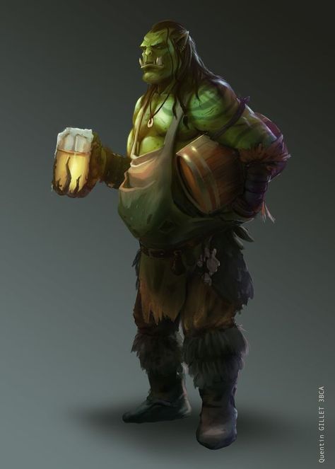 Scrag, halv orc och ledare över Tjuvgillet i Camaar. Orc Bartender, Dnd Npc, Orc Warrior, Half Orc, Pathfinder Character, Dungeons And Dragons Art, D D Monsters, Rpg Characters, Dungeons And Dragons Game