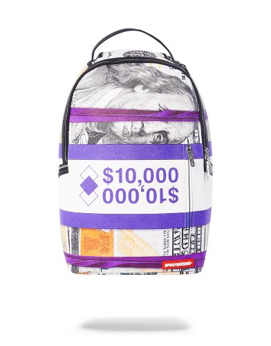 Sprayground Purple Money Bands Backpack | Multi (B1577) Purple Money, Knitted Shark, Classic Streetwear, Stock Clearance, Sale Store, Bags Logo, Llbean Backpack, Book Bag, Walmart Shopping