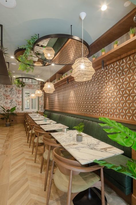 Brunch Restaurant, Modern Restaurant Design, Decoration Restaurant, Brunch Restaurants, Cafe Shop Design, Restaurant Ideas, Modern Restaurant, Cafe Interior Design, Restaurant Furniture