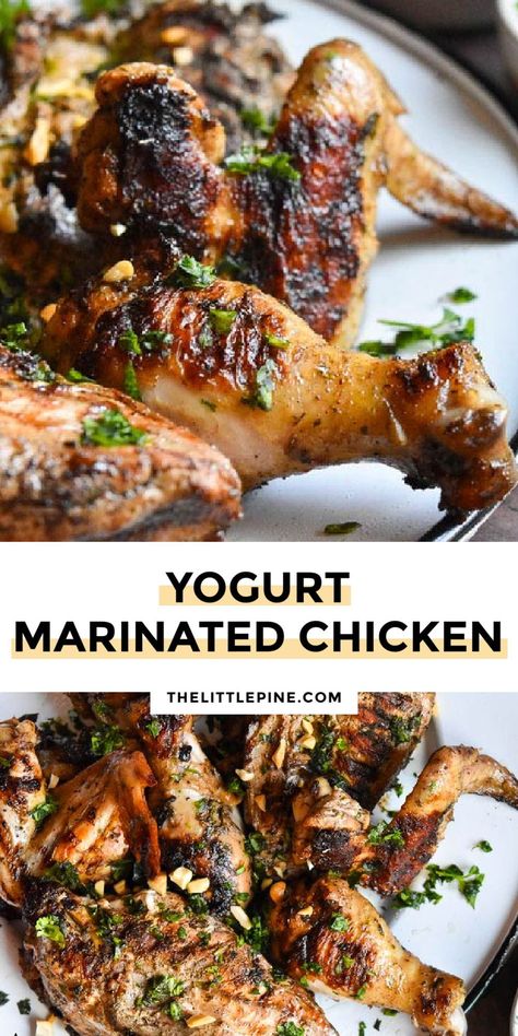 What Are the Carbs in Beef Jerky?This succulent yogurt marinated chicken is a savory recipe with deep rich flavors that warm the soul and wake the taste buds for an amazing meal. #yogurtmarinatedchicken #ketomarinatedchicken #marinatedchicken #keto #lowcarb Yogurt Marinated Chicken, Greek Yogurt Chicken, Yogurt Chicken, Easy Mediterranean Diet Recipes, Greek Yogurt Recipes, Recetas Keto, Yogurt Recipes, Cooking Classy, Mediterranean Diet Recipes