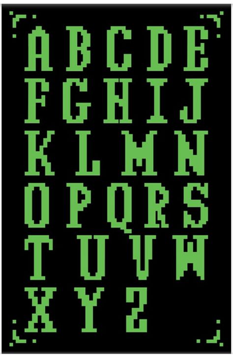 8 Bit Typography, 8 Bit Font, Pixel Font Alphabet, Pixel Art Alphabet, 8 Bit Tattoo, Pixel Typography, Pixel Alphabet, Artistic Fonts, Fonts Website