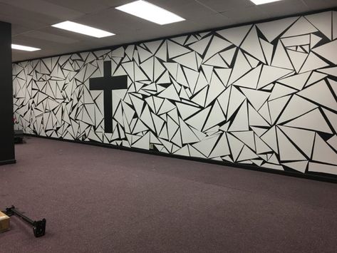 Church Stage Design Ideas Backdrops, Youth Room Church, Church Stage Decor, Kids Church Rooms, Kids Church Decor, Dover Delaware, Church Building Design, Youth Rooms, Church Stage Design Ideas