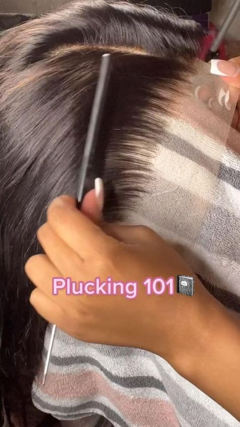 Wig Plucking, Diy Hair Wig, Part Wigs, Sleek Ponytail Hairstyles, Luxe Boutique, U Part Wigs, Hair Techniques, Hair Tips Video, Frontal Closure