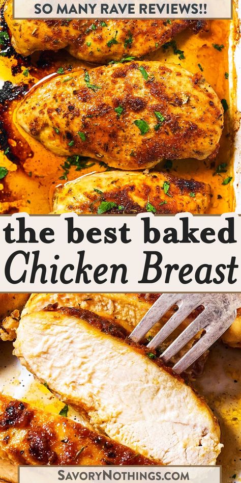 Essen, Best Baked Chicken Breast, Chicken Breast Oven Recipes, The Best Baked Chicken, Oven Baked Chicken Breast Recipe, Oven Baked Chicken Breast, Best Baked Chicken, Chicken Breast Oven, Chicken Boneless Breast Recipes