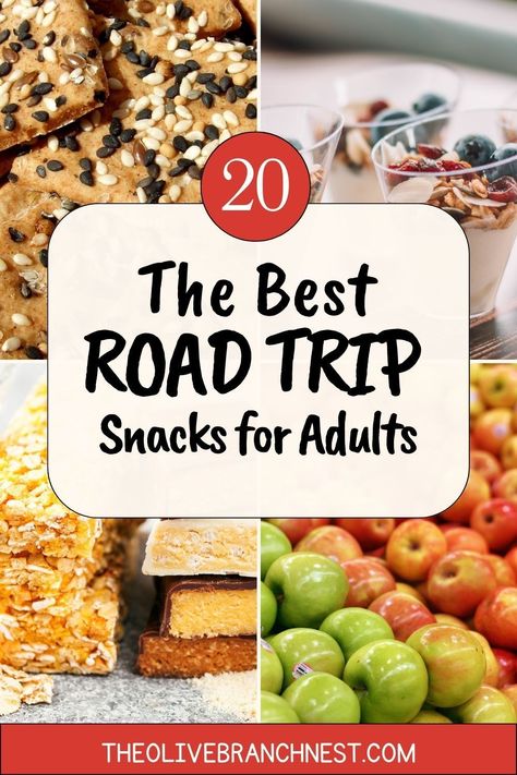 As you head on your next long car journey with a collection of fun and easy road trip snacks for adults. These ideas are not only delicious but also packed with healthy proteins to keep you energized. Whether you're navigating winding roads or cruising on the highway, these snacks ensure your journey is as enjoyable as the destination. Perfect for any long trip, they're designed to make snacking in the car a delightful experience.Clear chat Healthy Snacks To Pack For Travel, Vacation Snacks To Pack, Healthy Road Trip Snacks For Adults Cars, Roadtrip Snacks For Adults, Healthy Car Snacks, Car Trip Snacks, Car Trip Food, Road Trip Snacks For Kids, Healthy Road Trip Food