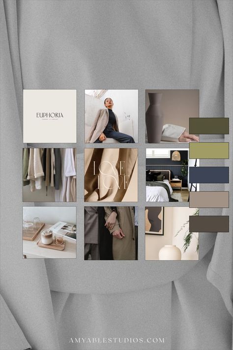 Instagram For Clothing Brand, Clothing Brand Mood Board Inspiration, Clothes Presentation Ideas, Clothing Brand Presentation, Fashion Brand Post Ideas, Ig Mood Board, Clothing Brand Content Ideas For Instagram, Moodboard Clothing Brand, Clothing Brand Photoshoot Ideas Aesthetic