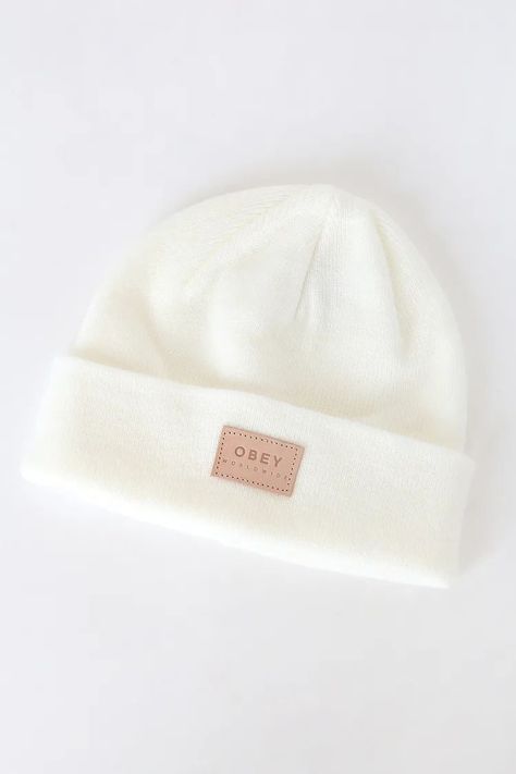 Briean Off White Beanie | Lulus (US) Bone Bordado, Beanie Outfit, White Beanie, Style Beanie, Comfort Clothes, White Beanies, Cute Beanies, Baby Lips, Knitted Design