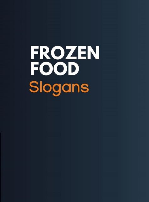 Best Frozen Meals, Chicken Brands, Produce Stand, Business Slogans, Frozen Snack, Food Company, Frozen Meat, Food Baby, Food Business