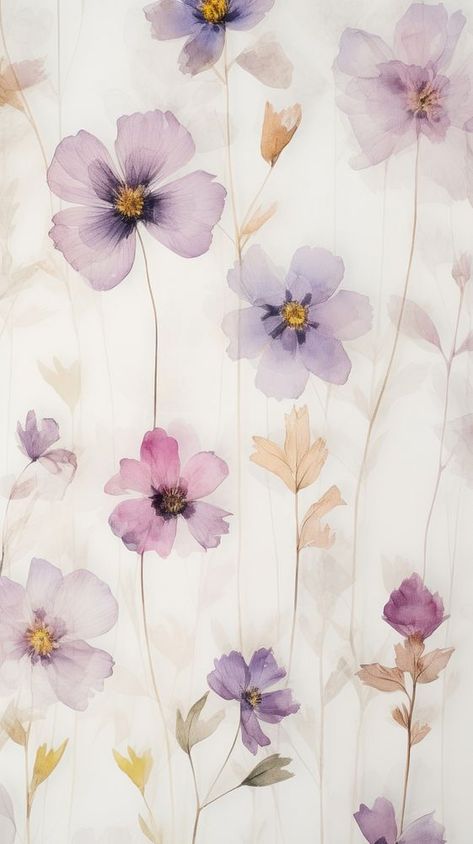 Real pressed summer flowers backgrounds wallpaper pattern. | free image by rawpixel.com / chu_chutima Flower Wallpaper Trend, Iphone Wallpaper Lavender, Iphone Wallpaper White, Wallpaper Lavender, Wallpaper Violet, Floral Wallpaper Iphone, Wallpaper White, Floral Wallpaper Phone, Simple Phone Wallpapers