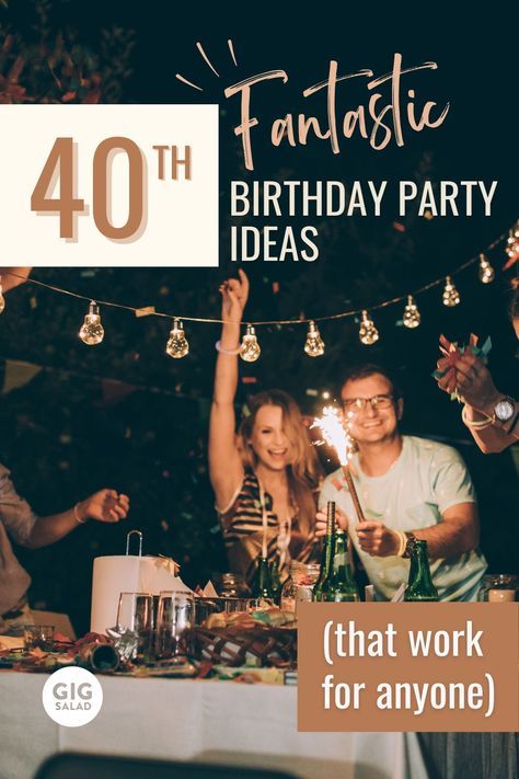 40th Birthday Surprise Ideas For Men, 40ty Birthday Party Ideas, Open House Birthday Party Ideas, 40th Birthday Entertainment Ideas, Cheap 40th Birthday Party Ideas, 40th Birthday Color Schemes, Husband 40th Birthday Ideas Decor, 40 Year Old Party Ideas For Men, 40 Year Old Man Birthday Party Ideas