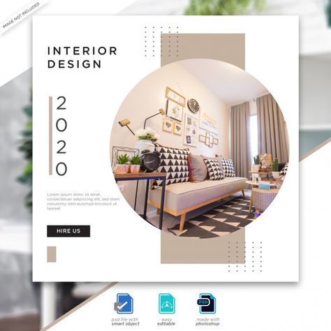 Interior design social media posts templ... | Premium Psd #Freepik #psd Interior Design Social Media Posts, Interior Design Flyer, Interior Design Social Media, Design Portfolio Layout, Design Social Media Posts, Interior Design Portfolio Layout, Inmobiliaria Ideas, Interior Design Template, 브로셔 디자인