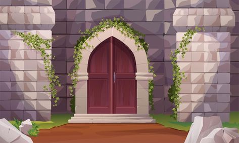 Climbing Ivy, Ivy Plant, Castle Doors, Plant Cartoon, Indian Women Painting, Chateau Medieval, Ivy Plants, Scenery Background, Cool Backgrounds Wallpapers