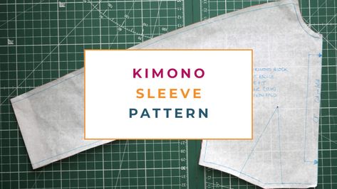 Kimono Sleeve Pattern, How To Make Kimono, Different Types Of Sleeves, Pattern Making Tutorial, Full Bust Adjustment, Diy Kimono, Modern Kimono, Traditional Japanese Kimono, Kimono Blouse