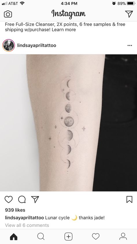 Beautiful Spine Tattoos, Spine Tattoo Ideas, Cuff Tattoo, Moon Phases Tattoo, Horoscope Tattoos, Circle Tattoos, Spine Tattoos For Women, Bff Tattoos, Phases Of The Moon