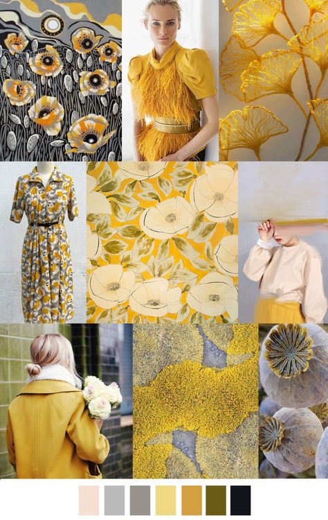 TRENDS // PATTERN CURATOR - COLOR + PATTERN . S/S 2017 Pattern Curator, Color Trends 2017, Colour Fashion, Poppy Color, Desain Editorial, Stylist Fashion, Lemon Poppy, Textil Design, 2017 Fashion Trends