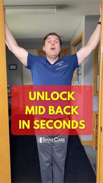 Mid Back Pain Relief, Mid Back Stretches, Back Pain Exercise, Michael Rowe, Back Spasm, Mid Back Pain, Stretching Exercise, Spine Pain, Middle Back Pain