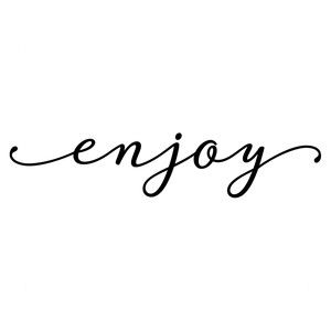 Enjoy Life Tattoo, Instagram Divider, Aesthetic Word, White Background Quotes, Smile Drawing, Word Fonts, Foto Art, Enjoy Your Life, Silhouette Design Store