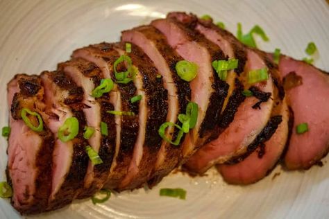 The Best Sous Vide Pork Tenderloin Recipe - Sous Vide Ways Char Siu Pork Tenderloin, Char Siu Pork Belly, Pork Tenderloin Sous Vide, Sous Vide Salmon Recipes, Paleo Pork Tenderloin, Sous Vide Pork, Sous Vide Steak, Cooking Pork Tenderloin, Char Siu Pork