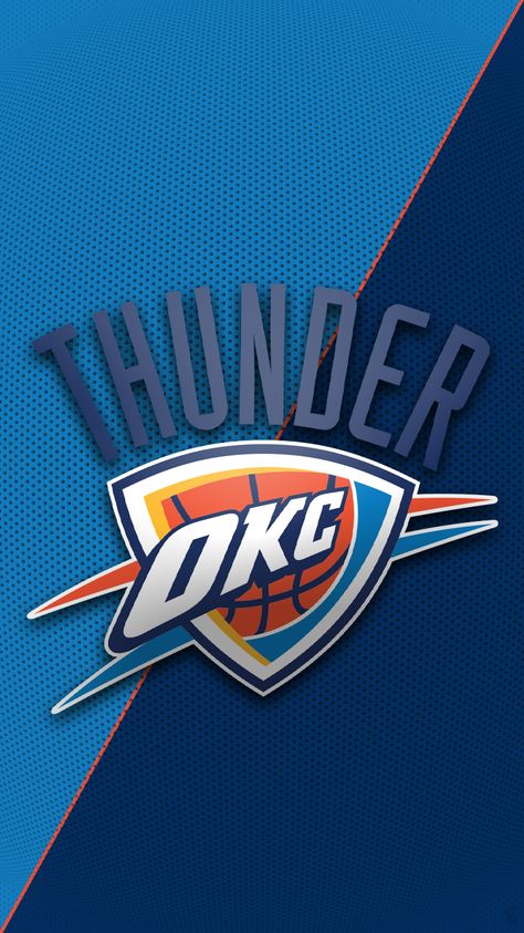 Thunder Wallpaper, Oklahoma City Thunder Logo, Okc Thunder Basketball, Thunder Nba, Thunder Basketball, Team Wallpaper, Okc Thunder, Nba Wallpapers, Basketball Wallpaper