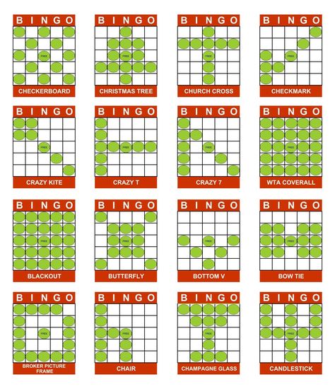 Bingo Game Patterns - 12 Free PDF Printables | Printablee Bingo Patterns Free Printable, Bingo Ideas, Printable Christmas Bingo Cards, Bingo Patterns, Summer Bingo, Free Printable Bingo Cards, Christmas Bingo Game, Free Bingo Cards, Printable Bingo Games