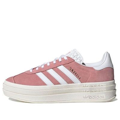 (WMNS) adidas Gazelle Bold Shoes 'Super Pop' IG9653 Gazelle Adidas Platform, Adidas Gazelle Platform, Platform Gazelle, Gazelle Bold Shoes, Pink Gazelles, Pink Adidas Shoes, Adidas Gazelle Bold, Gazelle Bold, Bold Shoes