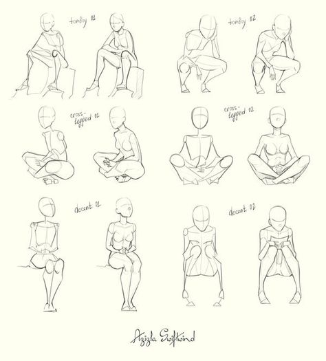 Archive of Art and Pose Ref — drawingden: March Practice #2 - Sit Differently... How To Draw People, Pose Ref, Drawing Body Poses, Draw People, Body Sketches, Anatomy Sketches, Anatomy Poses, 캐릭터 드로잉, Anatomy Drawing