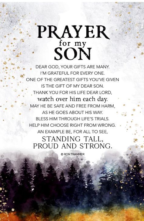 Prayer For Son, Son Quotes From Mom, Prayer For My Son, Prayer For My Children, My Children Quotes, Mothers Love Quotes, Morning Prayer Quotes, Prayers For Children, I'm Grateful