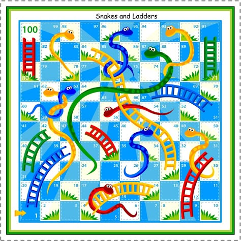 Board Games are fun. Board Games are exciting. Board Games are… not free. But these are. Save yourself some money, a trip to the store and closet space with these Printable Board Games. Print a blank Monopoly board, play snakes and ladders (uhm, shoot and ladders was the BEST game when I was young). Take … Snakes And Ladders Template, Snakes And Ladders Printable, Mazes For Kids Printable, Board Game Template, Ladders Game, Snake Game, Printable Board Games, Free Games For Kids, Snakes And Ladders