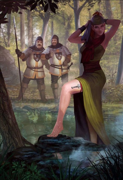 Malena Scoia Tael, Witcher Art, Elf Art, Novel Characters, Fantasy Forest, Knight Art, The Elder Scrolls, Fantasy Concept Art, Warhammer Fantasy