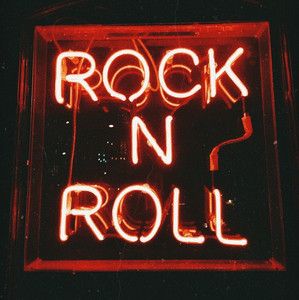 Rock N, Neon Sign, Rock N Roll, We Heart It, Neon, Lost, Red, White