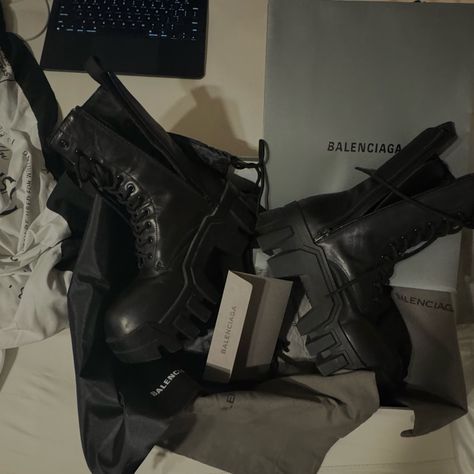 In Great Condition And Up For Grabs Balenciaga Strike Boots, Fashion Marketing Career, Marketing Career, Balenciaga Boots, Shoes Balenciaga, Margiela Tabi, Archive Fashion, Fashion Marketing, Balenciaga Shoes