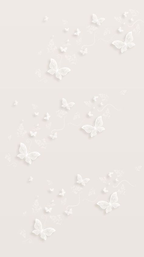 Pastel Butterfly Wallpaper, Butterfly Wallpaper White, Butterfly White Background, White Butterfly Wallpaper, Wallpaper Cantik Iphone, Phone Wallpaper Pastel, Seni Resin, White Wallpaper For Iphone, Pastel Butterfly