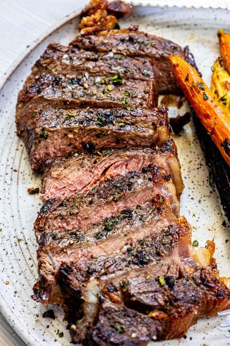 Ninja Grilled Steak - Sweet CS Designs. Boneless Ribeye Roast, Air Fryer Ribeye, Reheat Steak, Wood Fire Grill Recipes, Grilled T Bone Steak, Steak On Stove, Ninja Grill, London Broil Recipes, Grilled Ribeye Steak