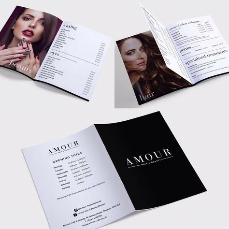 Salon Rate Card, Beauty Salon Price List, Rate Card, Price List Design, Salon Price List, Laundry Ideas, Hair Clinic, Menu Book, List Design