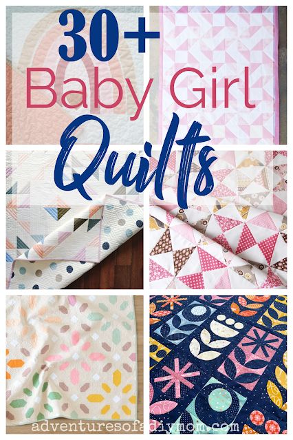 Pink Baby Quilts Patterns, Easy Baby Quilts For Beginners Simple, Different Quilting Designs, Simple Baby Quilts For Beginners, Nursery Quilt Pattern, Baby Quilts For Girls Ideas, Pink Baby Quilt Ideas, Free Quilting Patterns For Beginners, Easy Baby Quilts Patterns Free