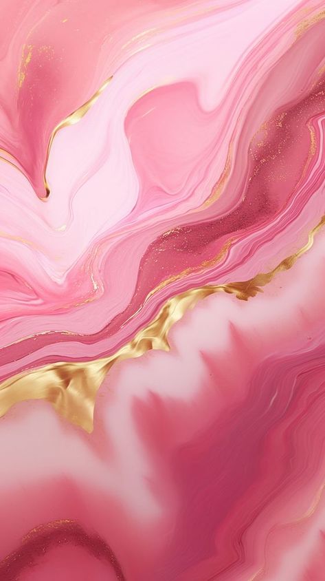 Fluid art background backgrounds abstract pink.  | premium image by rawpixel.com / Napas Pink Pattern Paper, Pink And Gold Background, Pink Wallpaper Aesthetic, Iphone Wallpaper Pink, Gold Abstract Wallpaper, Wallpaper Marble, Pink Backgrounds, Pink Canvas Art, Attractive Wallpapers