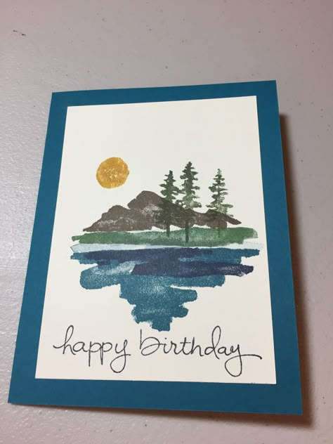 Birthday Card Watercolor, Birdhouses Ideas, Nails Tools, Birthday Watercolor, Ideas Watercolor, Cards Simple, Watercolor Birthday Cards, Birthday Art, Homemade Birthday Cards