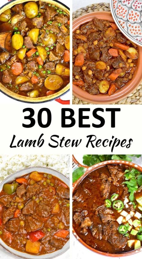 Italian Lamb Stew, Slow Cook Lamb Stew, Lamp Stew Recipe, Ground Lamb Stew Recipes, Crockpot Lamb Stew, Slow Cooker Lamb Stew, Lamb Stew Meat Recipes, Lamb Shank Stew, Lamb Chili