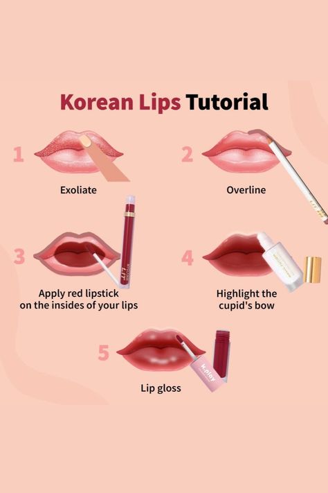 Lips Products, Teknik Makeup, Maquillage Yeux Cut Crease, Dag Make Up, Makeup Shopping, Korean Lips, Bday List, Makeup Order, Face Charts