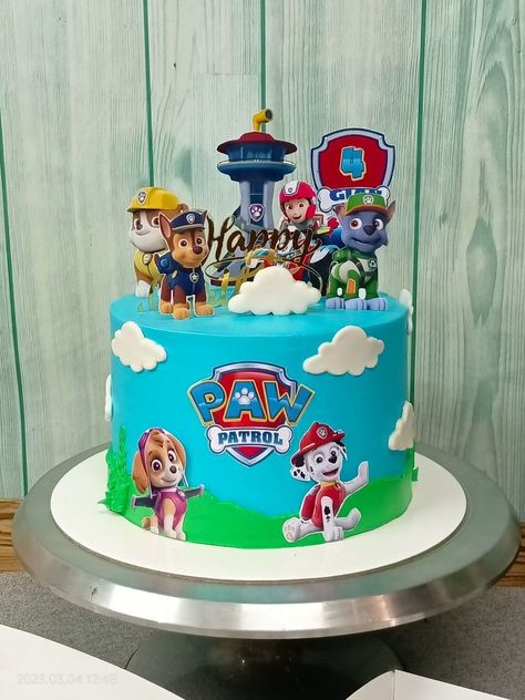 Paw Patrol Birthday Cake Boys, Fireman Sam Cake, Paw Patrol Birthday Theme, Paw Patrol Birthday Cake, Paw Patrol Girl, Paw Patrol Cake, Birthday Cake Topper Printable, Baby Boy Cakes, Cartoon Cake