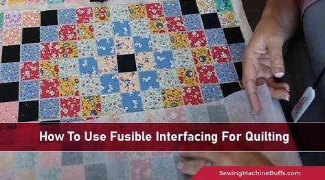 Quilting With Fusible Interfacing, Strip Quilt Patterns, Strip Quilt, Interfacing Sewing, Light Quilt, Easy Quilt, Sewing Crafts Tutorials, Easy Quilt Patterns, Fusible Interfacing