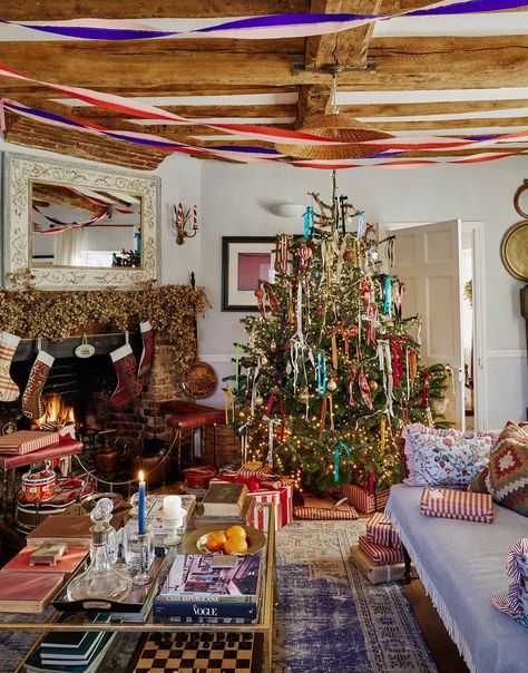 Step into a full-on decorative Christmas at Mulberry House Mulberry House, Christmas Tree Inspo, Christmas Lunch, Cottage Christmas, Homemade Decor, Christmas Inspo, Boho Christmas, Christmas Tree Farm, Merry Little Christmas