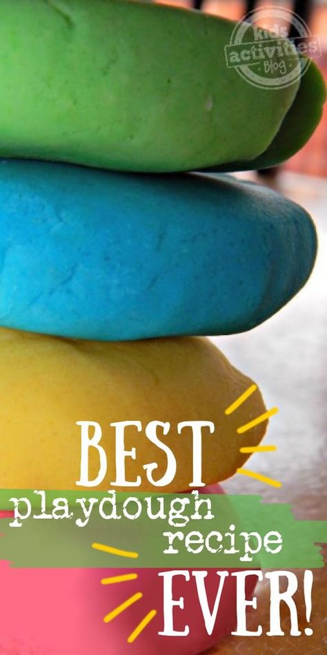 The Best Homemade Playdough Recipe...Ever! • Kids Activities Blog Best Homemade Playdough Recipe, Make Your Own Playdough, Best Playdough Recipe, Easy Homemade Playdough Recipe, Easy Playdough Recipe, Cooked Playdough, Diy Playdough, Homemade Playdough Recipe, Pumpkin Activities