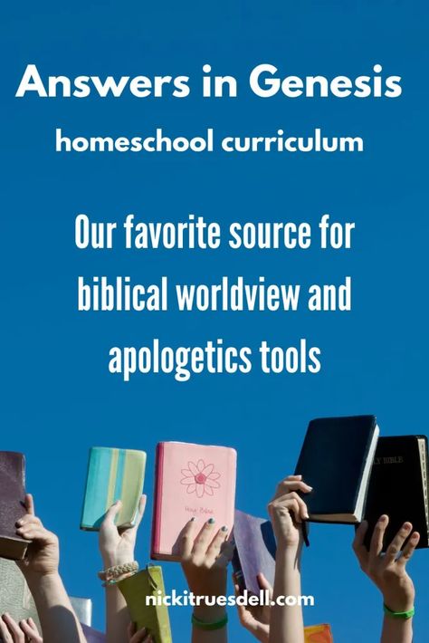 Answers in Genesis Homeschool Curriculum - Nicki Truesdell God Created The World, Answers In Genesis, Homeschool Science Curriculum, Biblical Worldview, We Are All One, Devotional Books, Homeschool Lesson, School Study, Science Curriculum