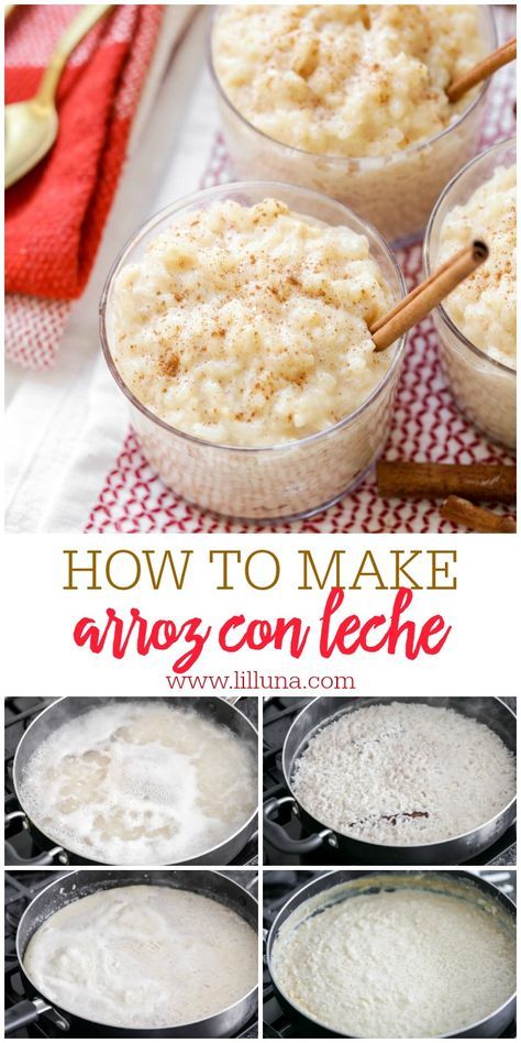 Rice Pudding Spanish, Mexican Rice Milk Recipe, Mexican Milk Rice, Rice With Cinnamon, Sweet Rice Breakfast, Rice Pudding Mexican Recipe, Rice With Milk Mexican, Mexican Sweet Rice Cinnamon, Mexican Pudding Recipes