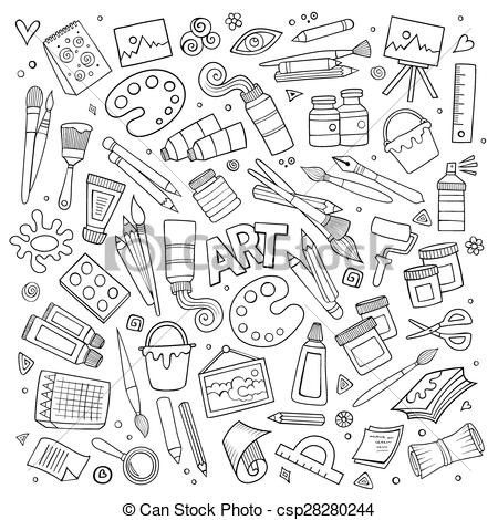 Free Craft Supplies, Vector Symbols, Retro Vector, Scrapbook Stickers Printable, Sketch Notes, Doodle Illustration, Hand Drawn Vector, Coloring Book Art, Vector Illustration Design